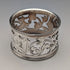 Set of 4 early 20th century British antique silver plate napkin rings